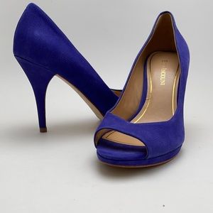 Enzo Angiolini purple 4 inch heel size 8